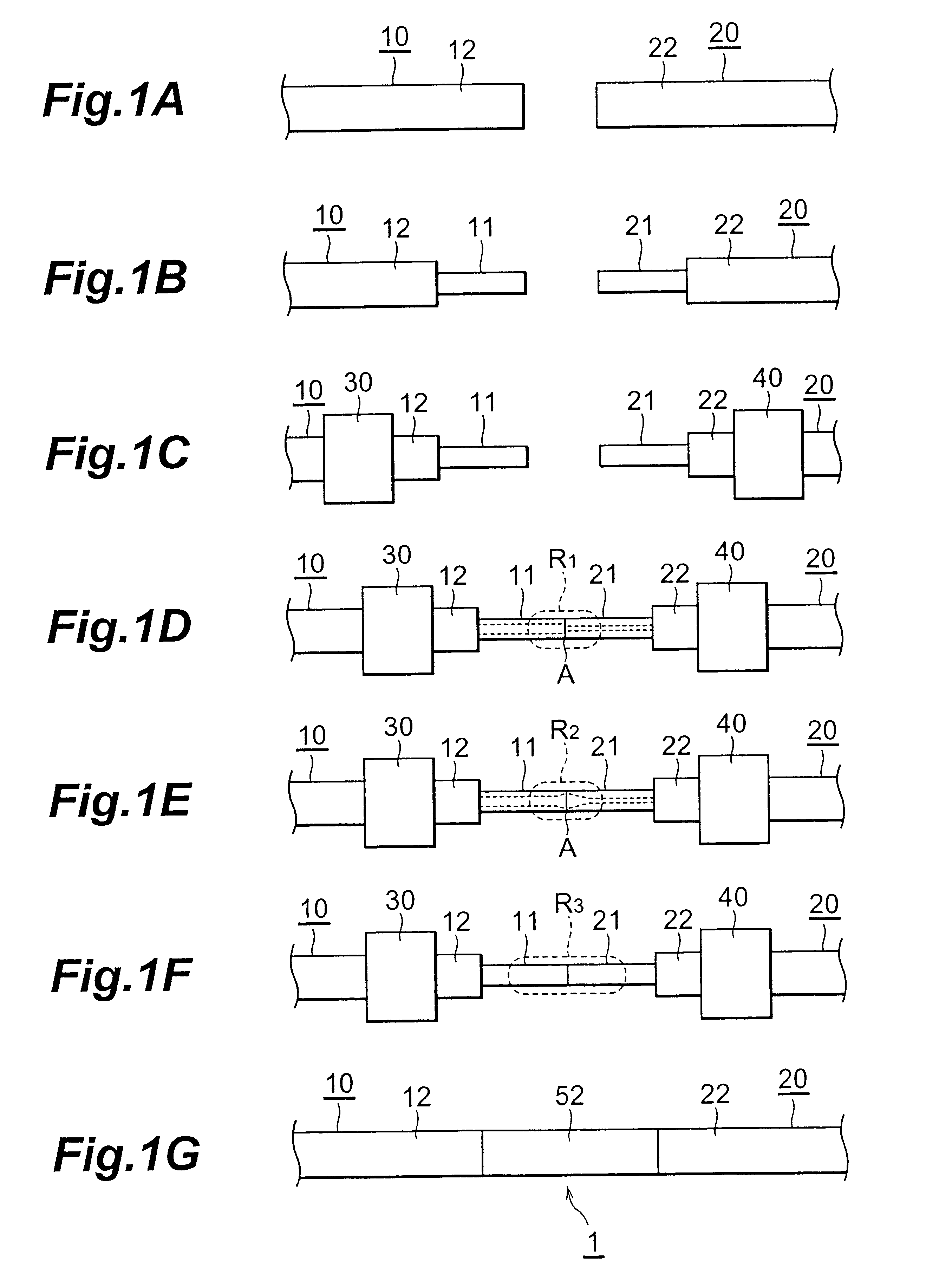 Method of splicing two optical fibers