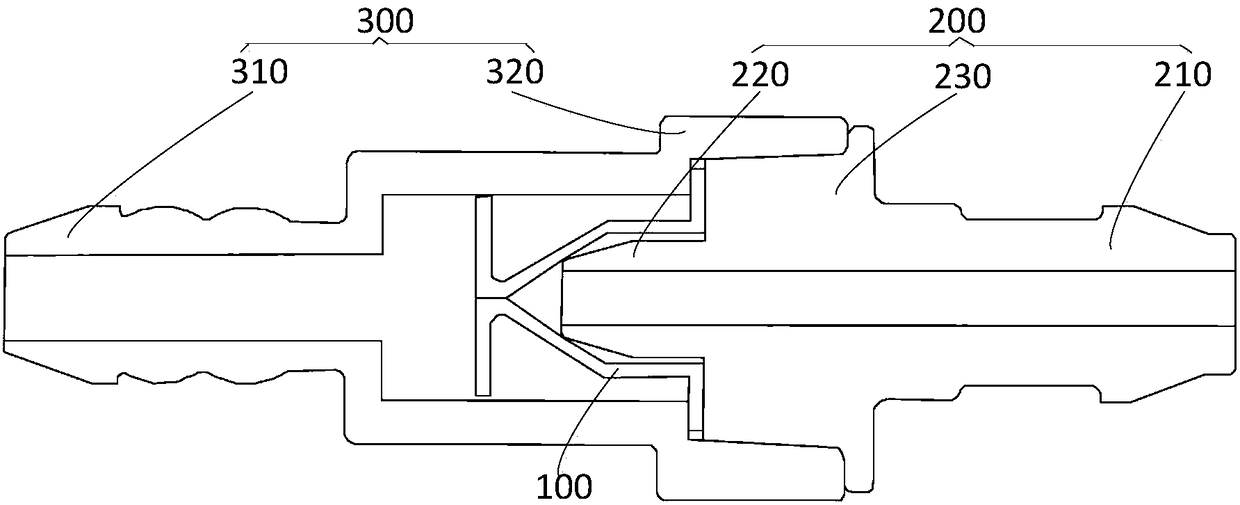 One-way communication assembly and one-way communication valve constituted by same