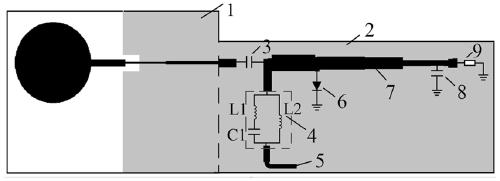 Impedance matching adjustable broadband rectification antenna based on resonance structure