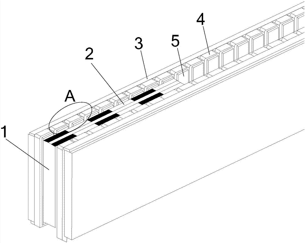 Hybrid-winding linear electromagnetic brake