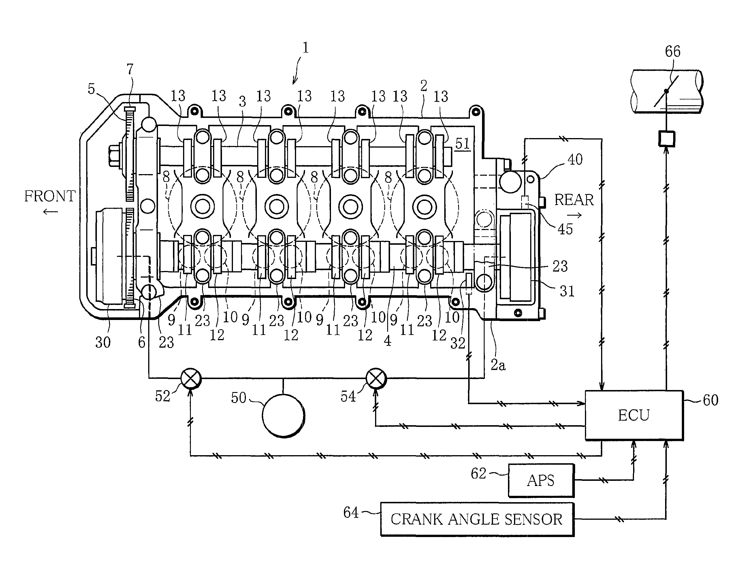 Variable valve device for internal combustion engine