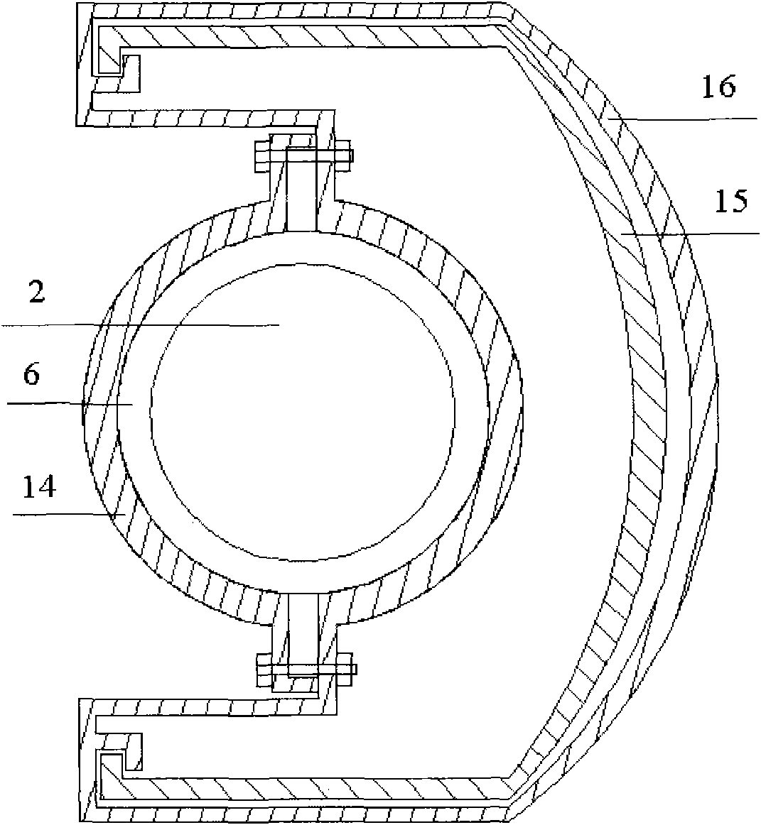 Elastic buffering hydraulic cylinder