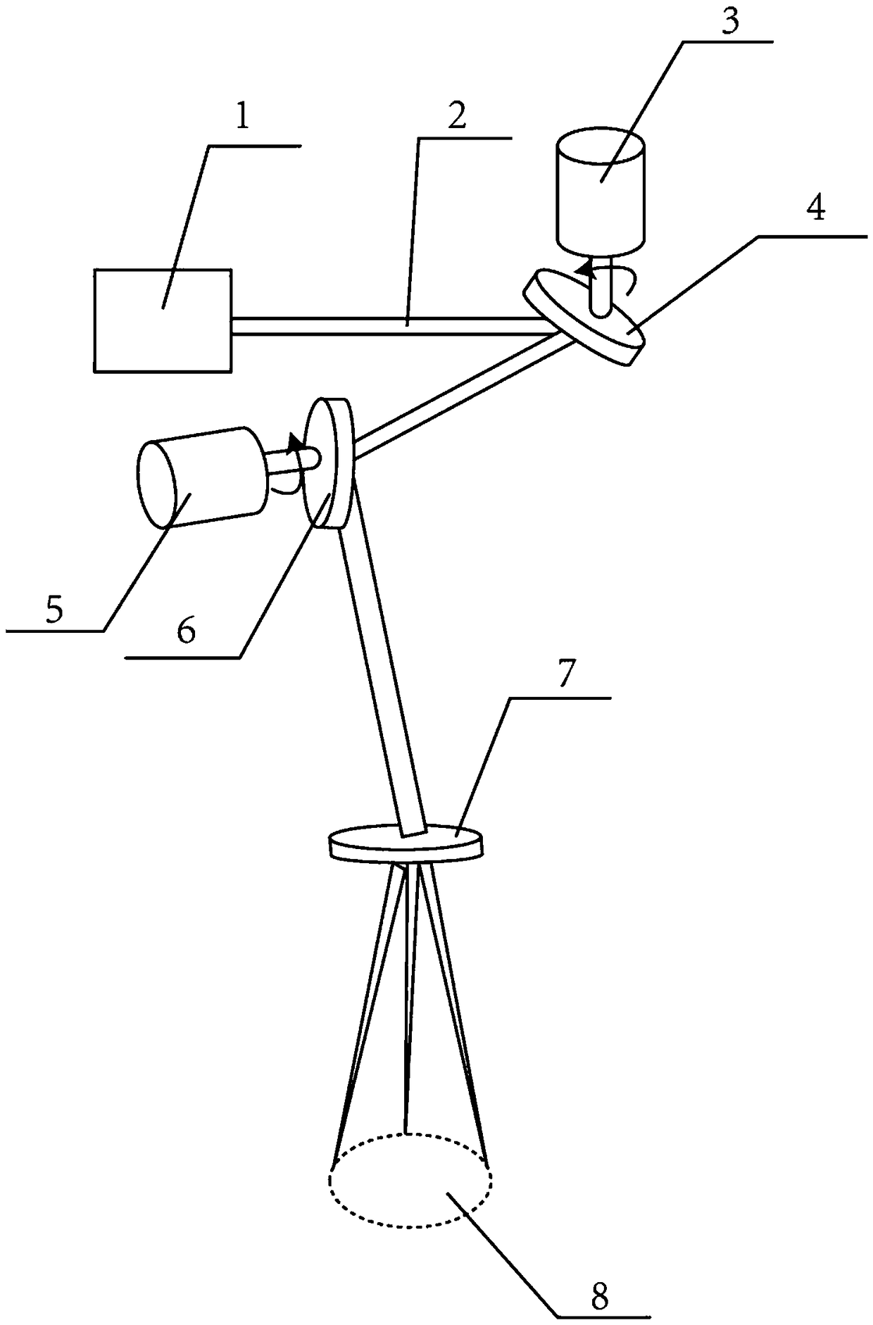 Rotating light beam ultra-high speed laser cladding method and device