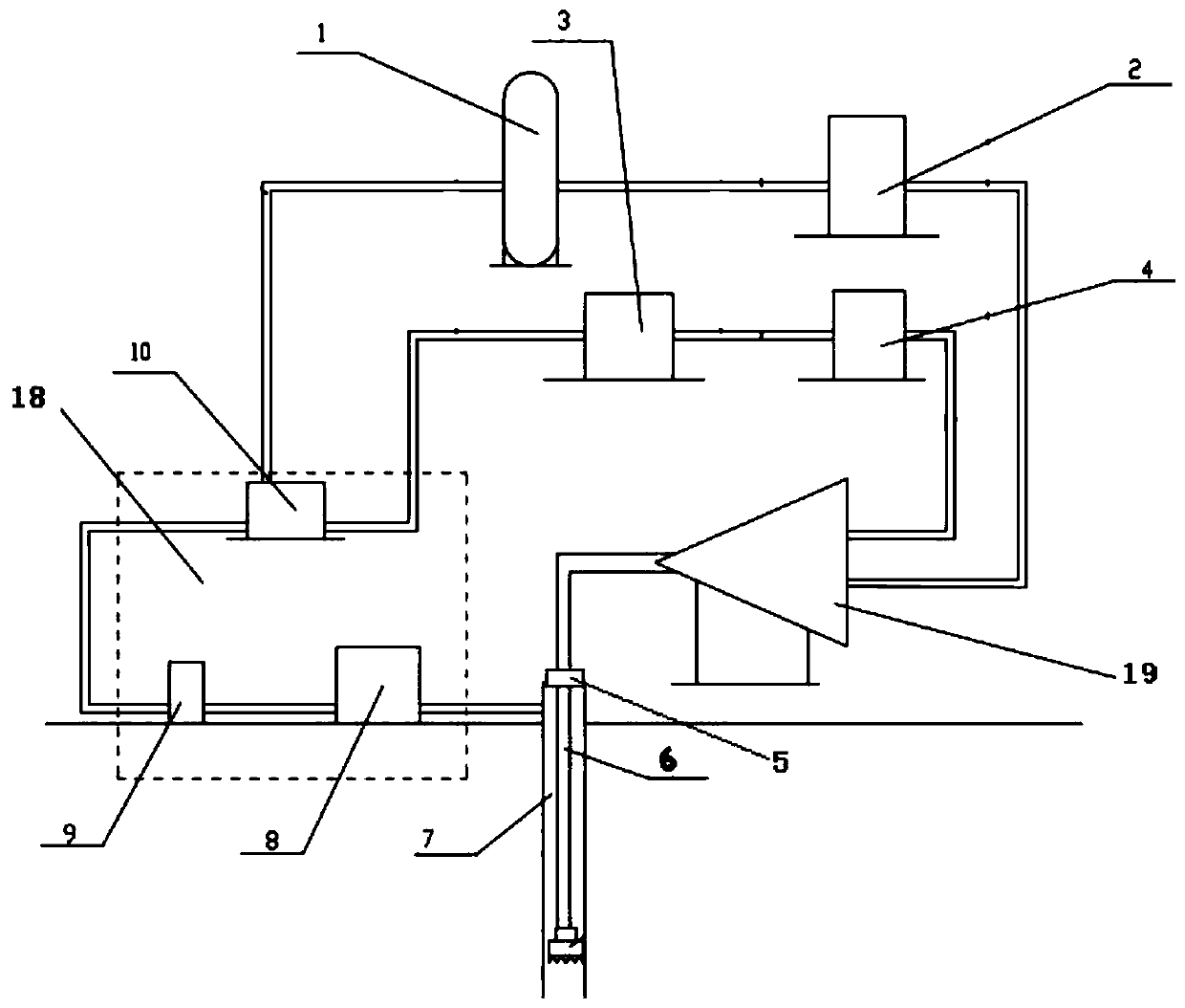 Dual-wall screw well drilling system based on gas-liquid two-phase drive