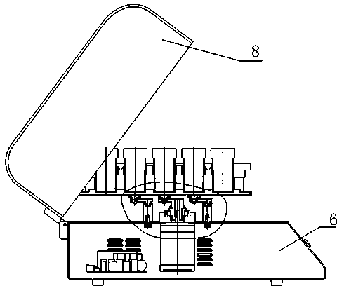 Oscillator for uniformly mixing sputum specimen and operating method of oscillator