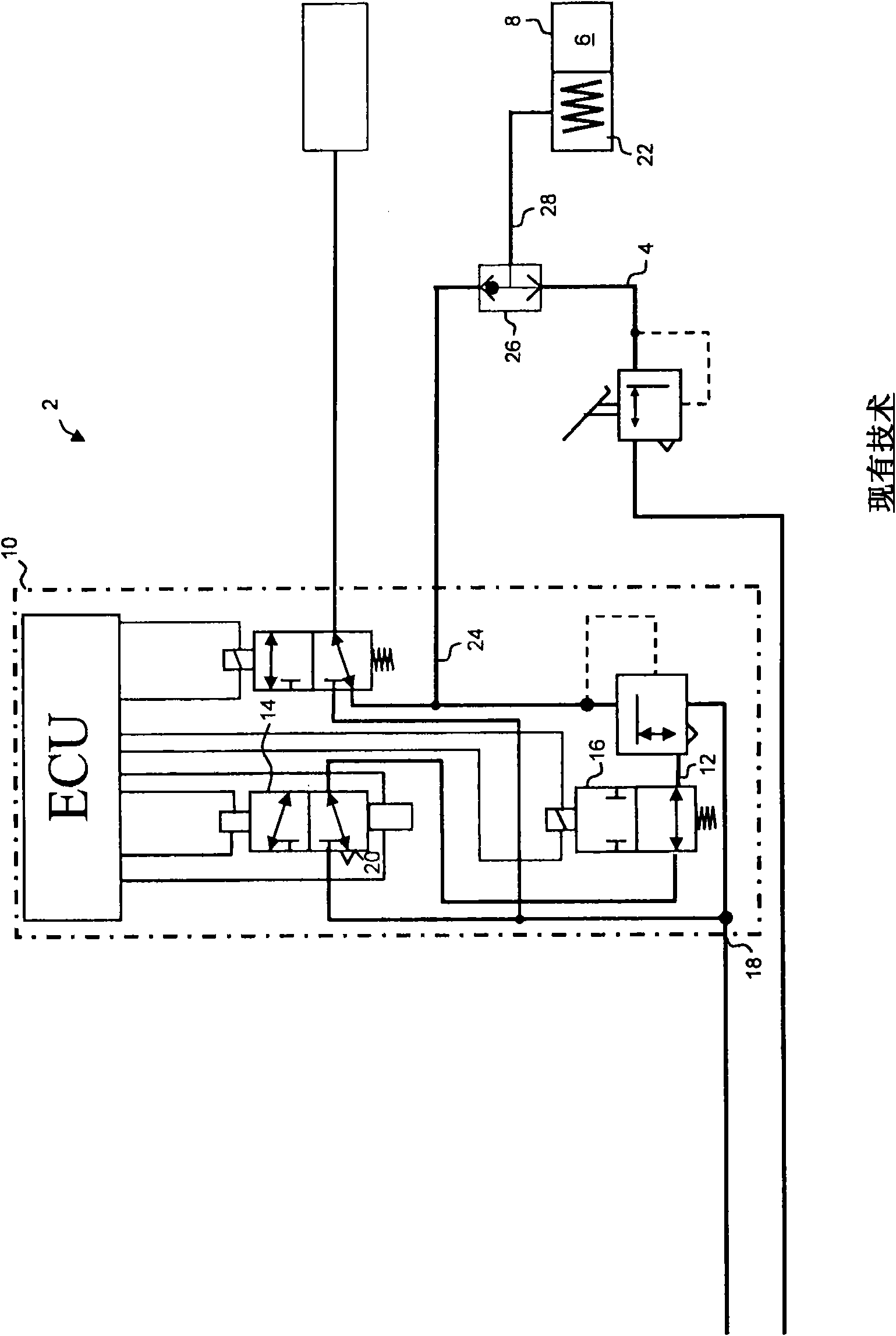 Brake system for a vehicle