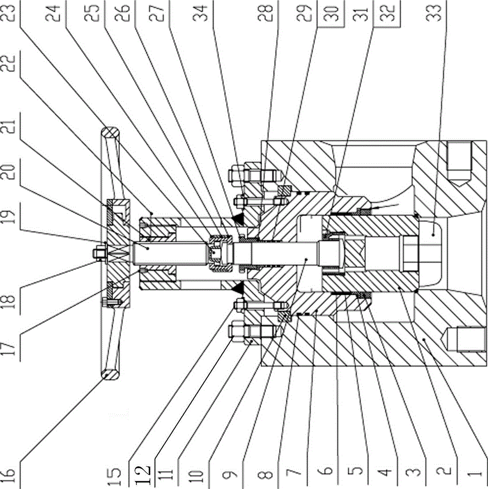 Novel structural high-pressure balance valve