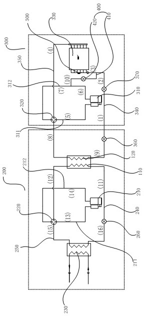 An air source heat pump