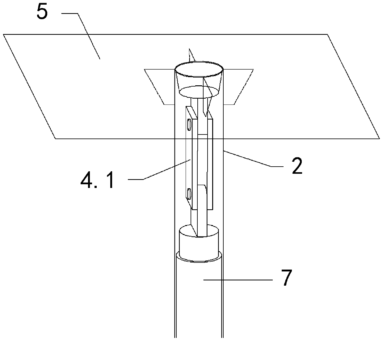 Intelligent marine upright column system based on PID controlling method