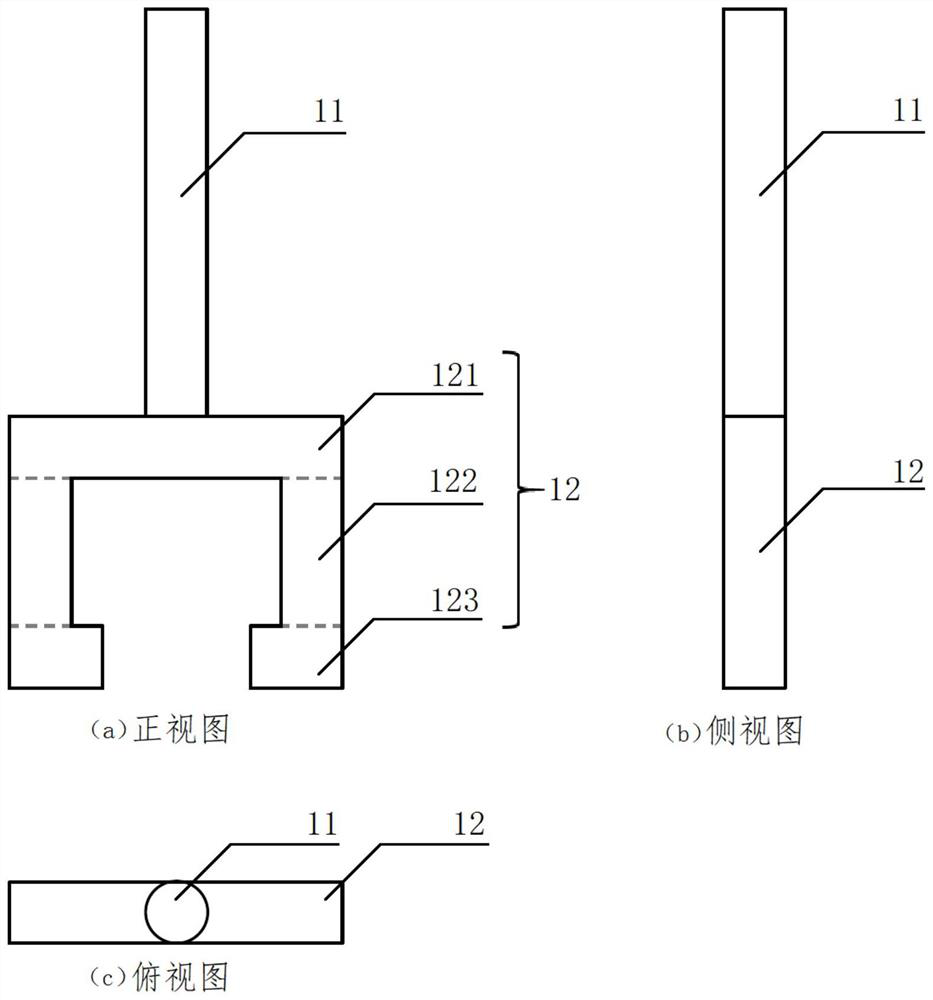 Implant surface forming machine needle and use method