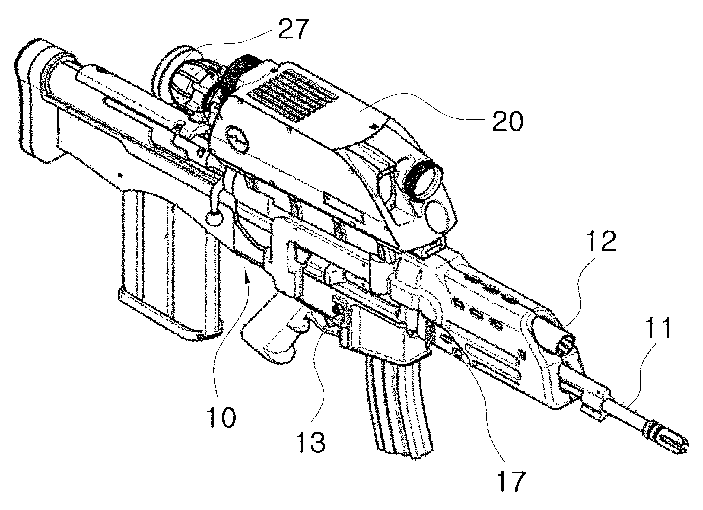 Firearm having dual barrels