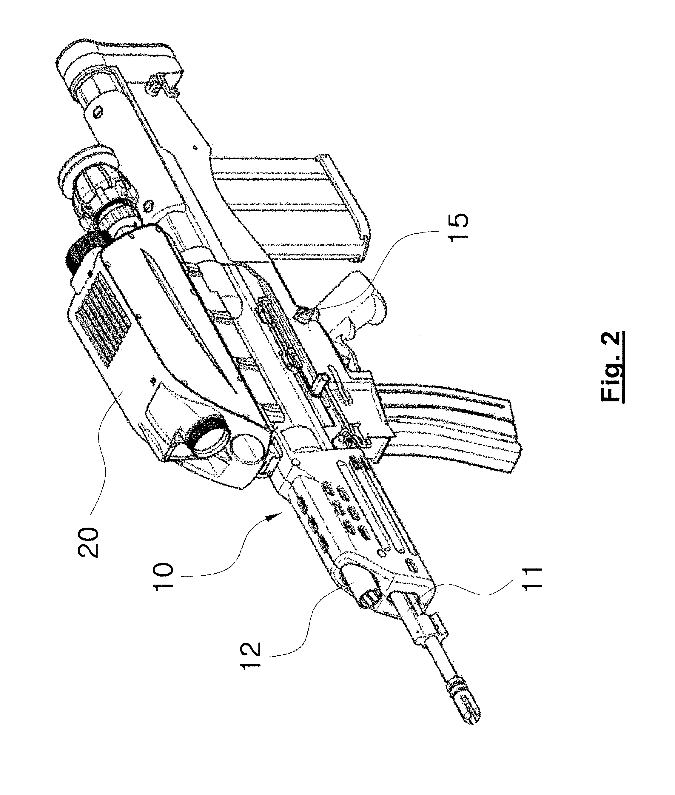 Firearm having dual barrels