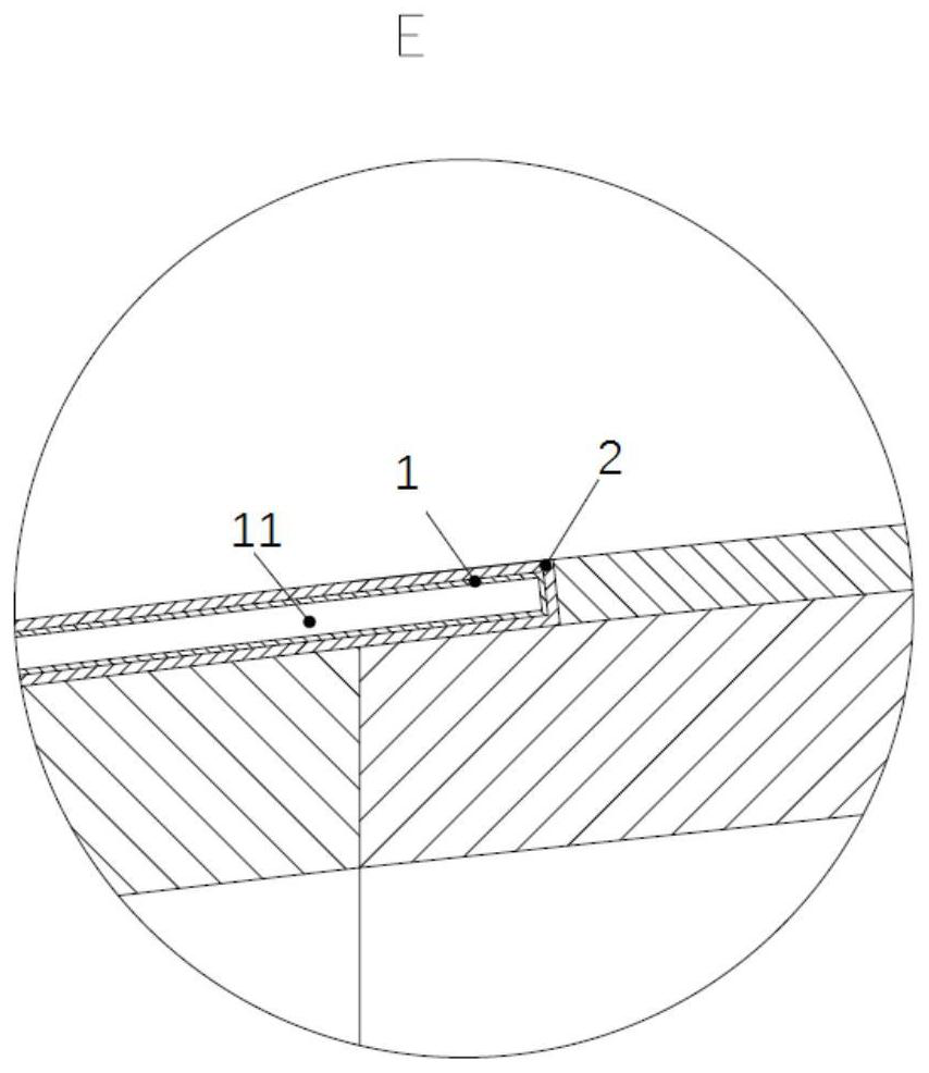 Fan containing casing and aero-engine