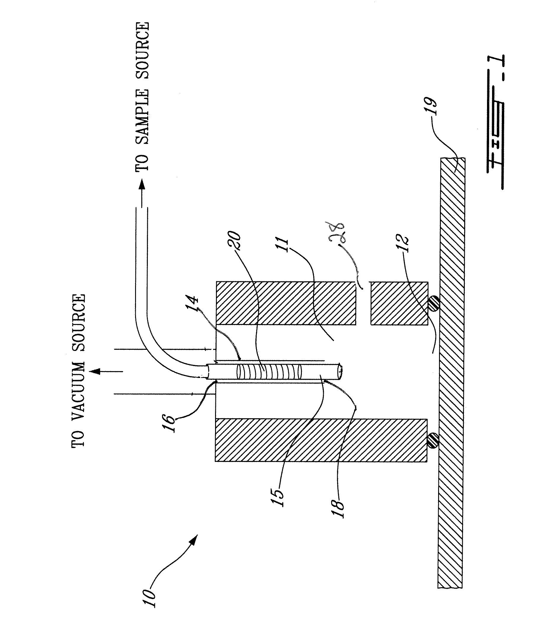 Method and apparatus for depositing samples on a target surface