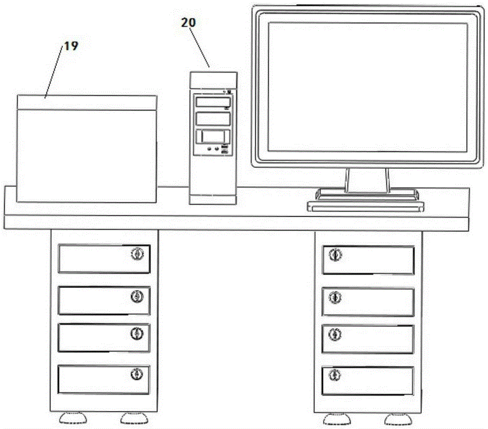 A ct/ft/pet three-modality synchronous imaging data acquisition system