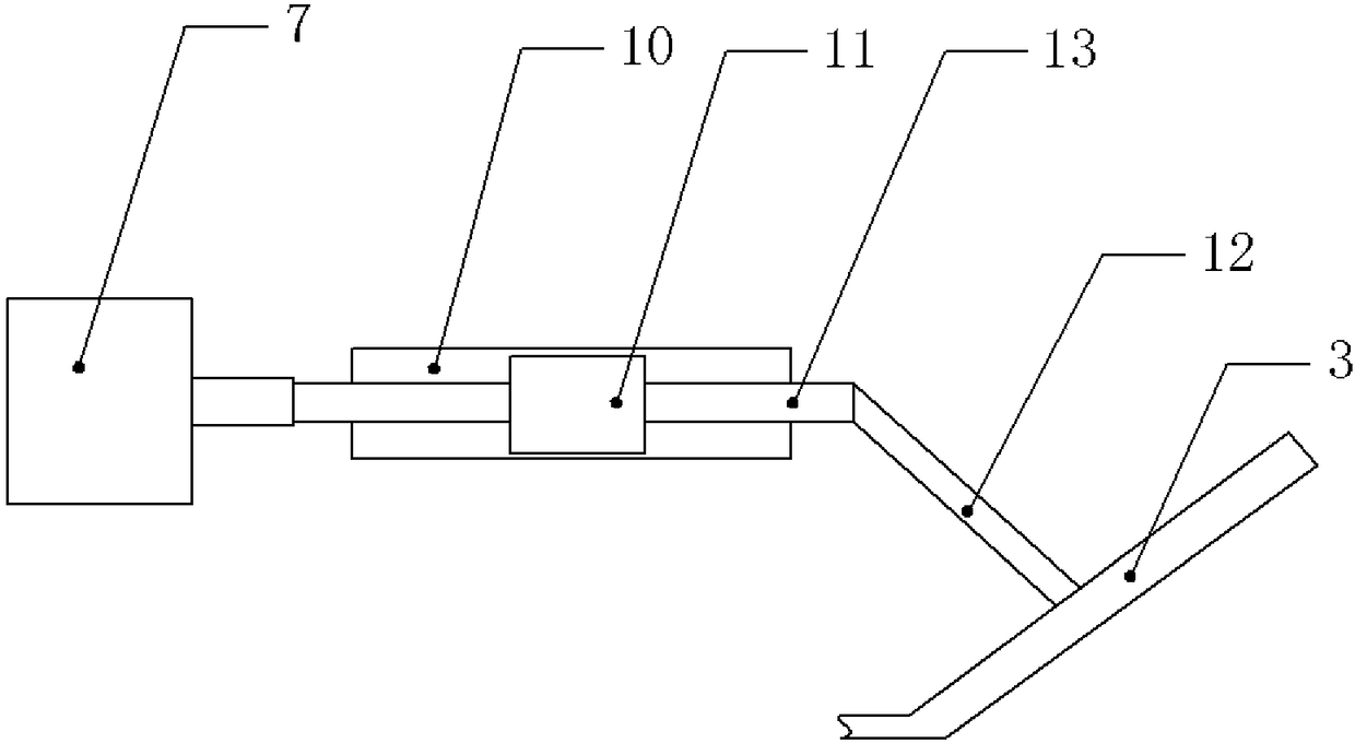 Feeding device for shot blasting machine