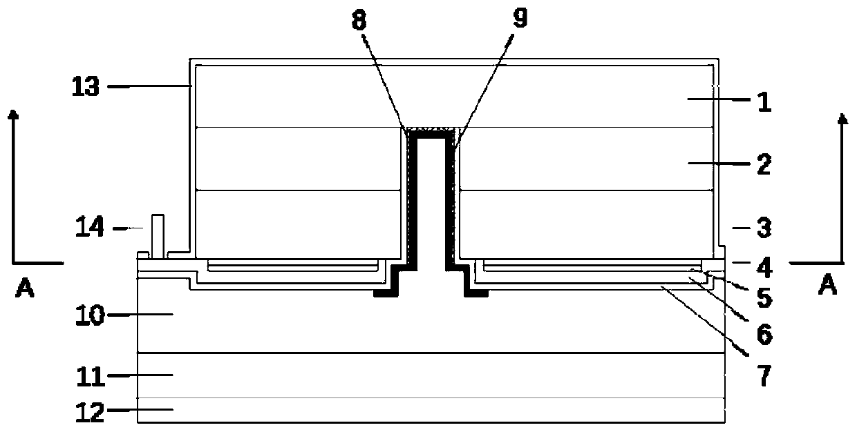 High-power LED chip and manufacturing method thereof