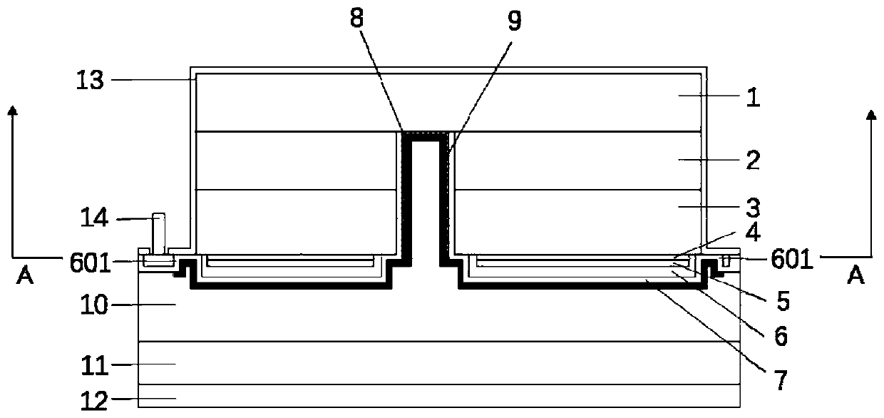 High-power LED chip and manufacturing method thereof