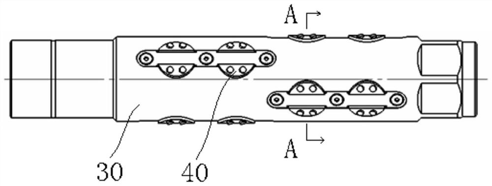 Anti-jamming hydraulic anchor used in oil field producing well