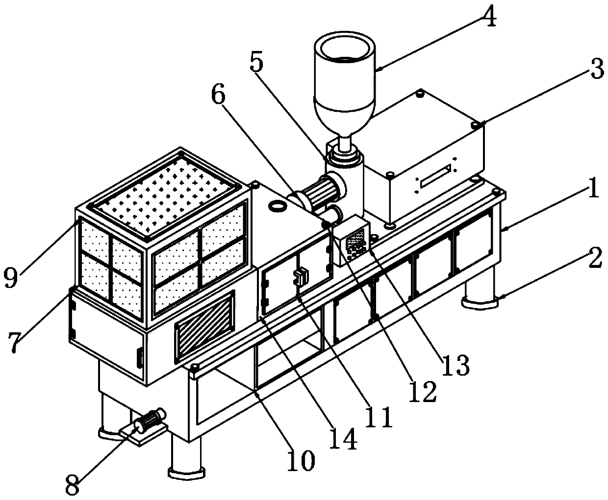 Blow molding nozzle and blow molding machine