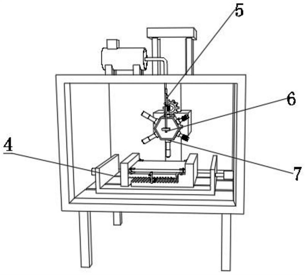 Building steel beam drilling device