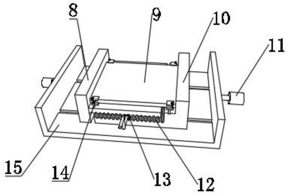 Building steel beam drilling device