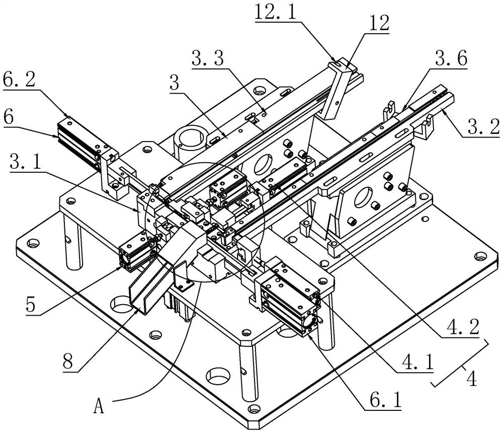 Elastic piece and clamp assembling machine