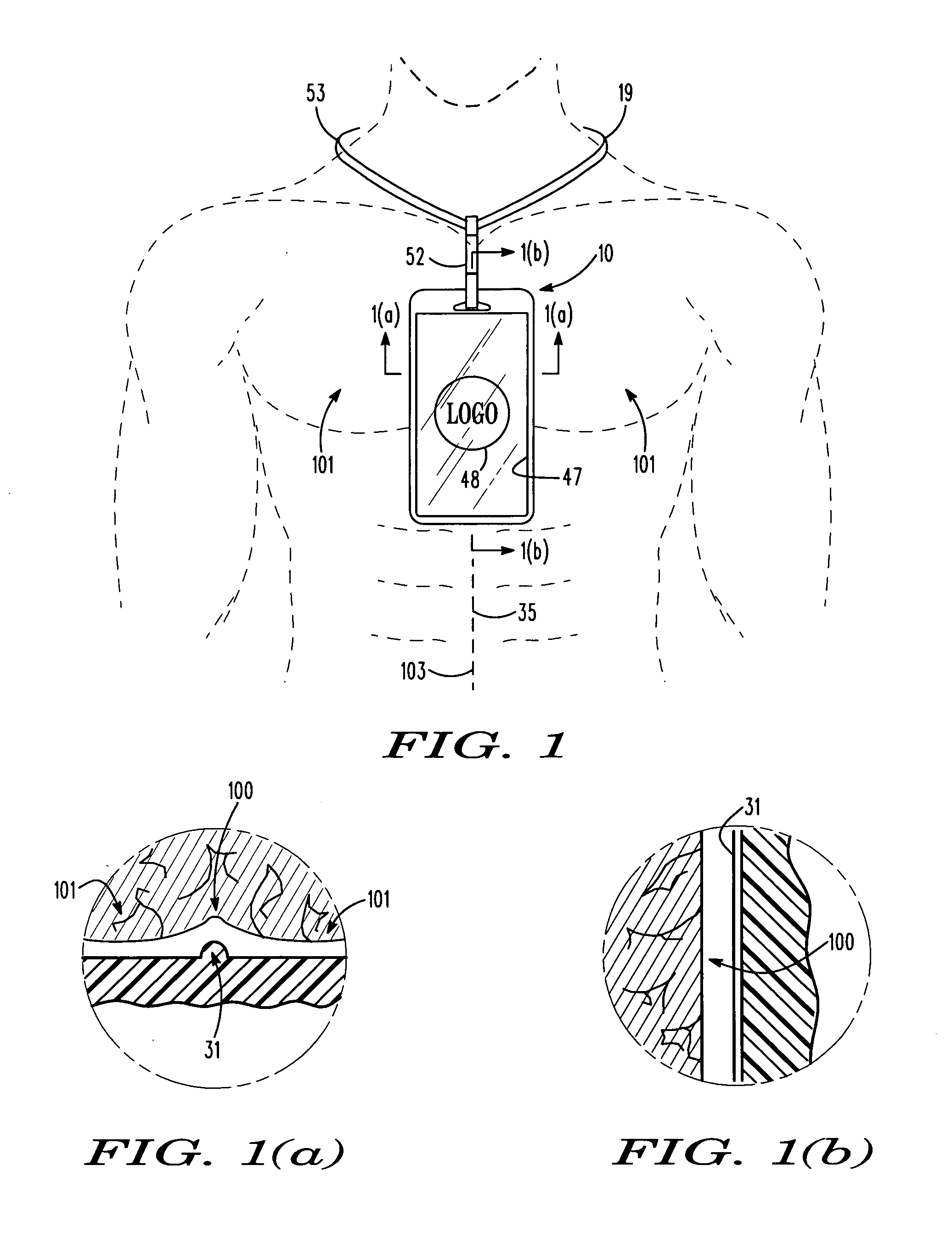 Low profile graphic display device and method