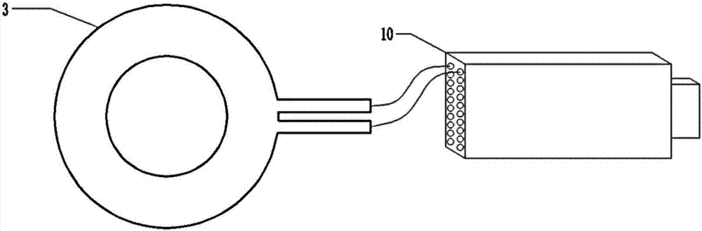 Monitoring device and method of axial force of shield tunnel joint bolt