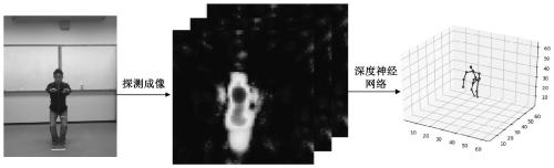 Ultra-wideband radar human body target attitude visualization enhancement method