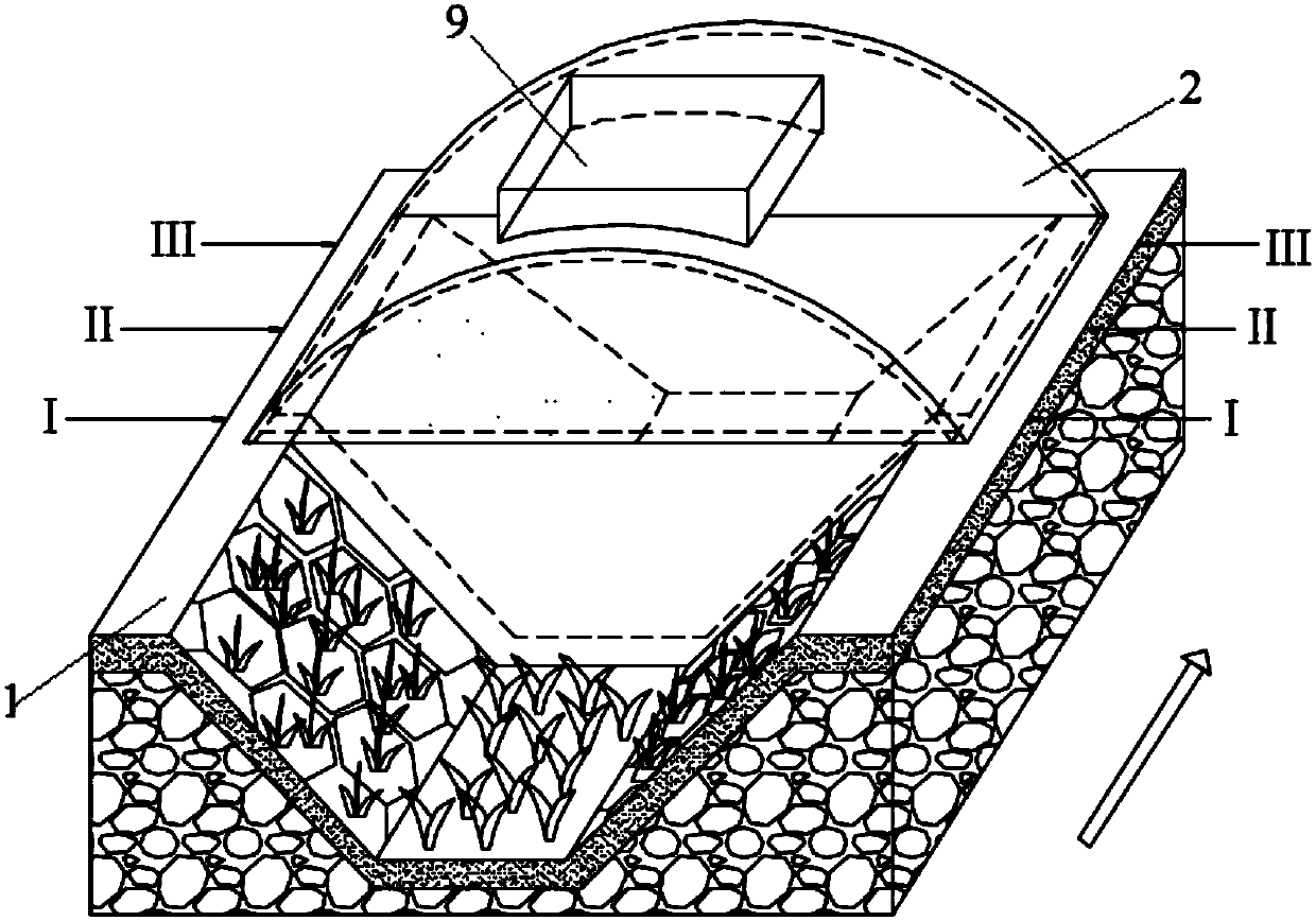 Reproducible filler filter drum for intercepting nitrogen and phosphorus in ecological ditch of farmland