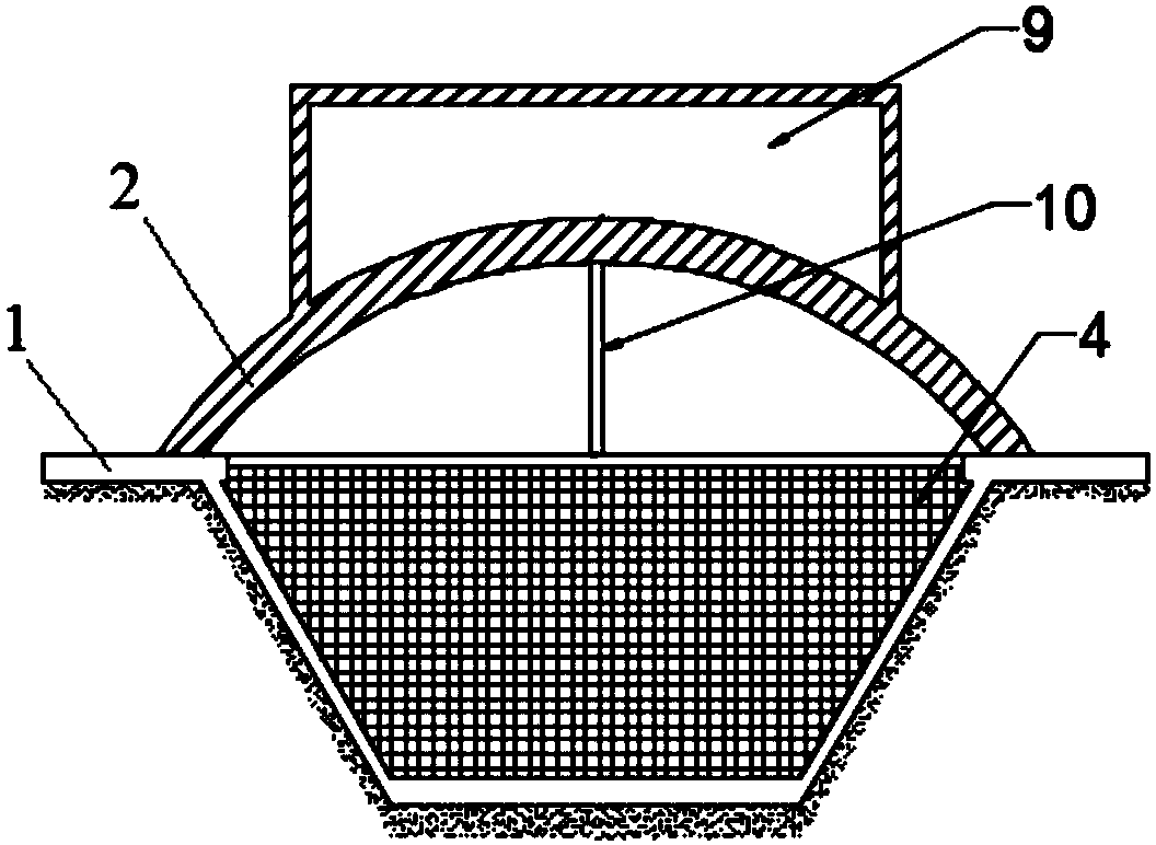 Reproducible filler filter drum for intercepting nitrogen and phosphorus in ecological ditch of farmland