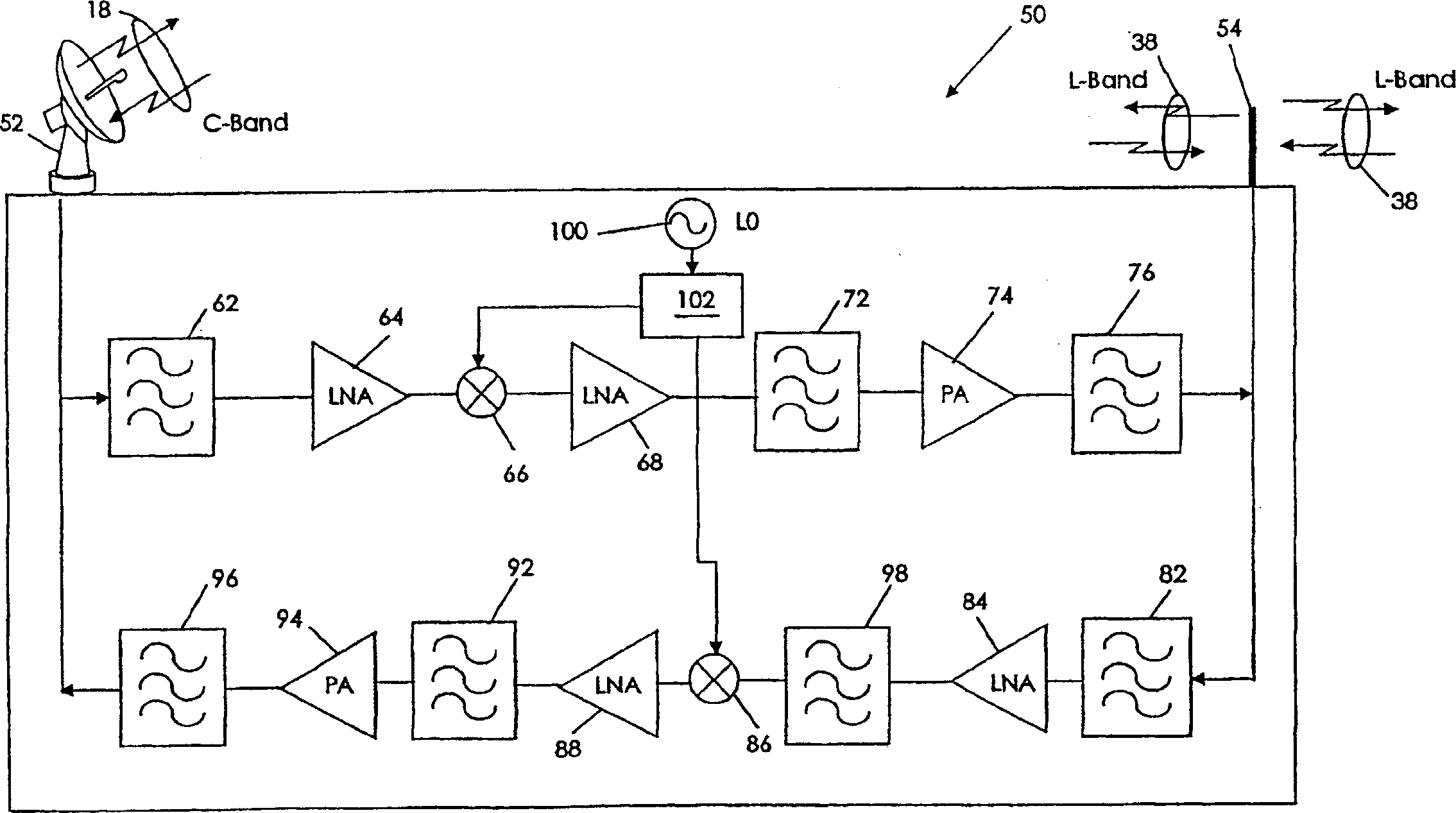 Fixed and mobile satellite radiotelephone system and method with capacity sharping