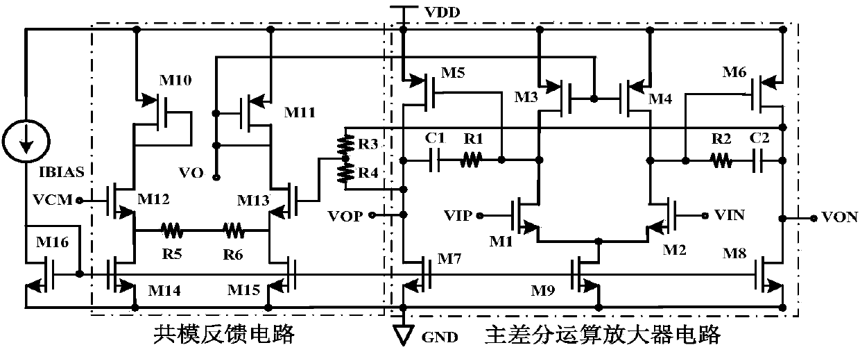 A Circuit to Prevent Common-Mode Latch-up of a Fully Differential Operational Amplifier