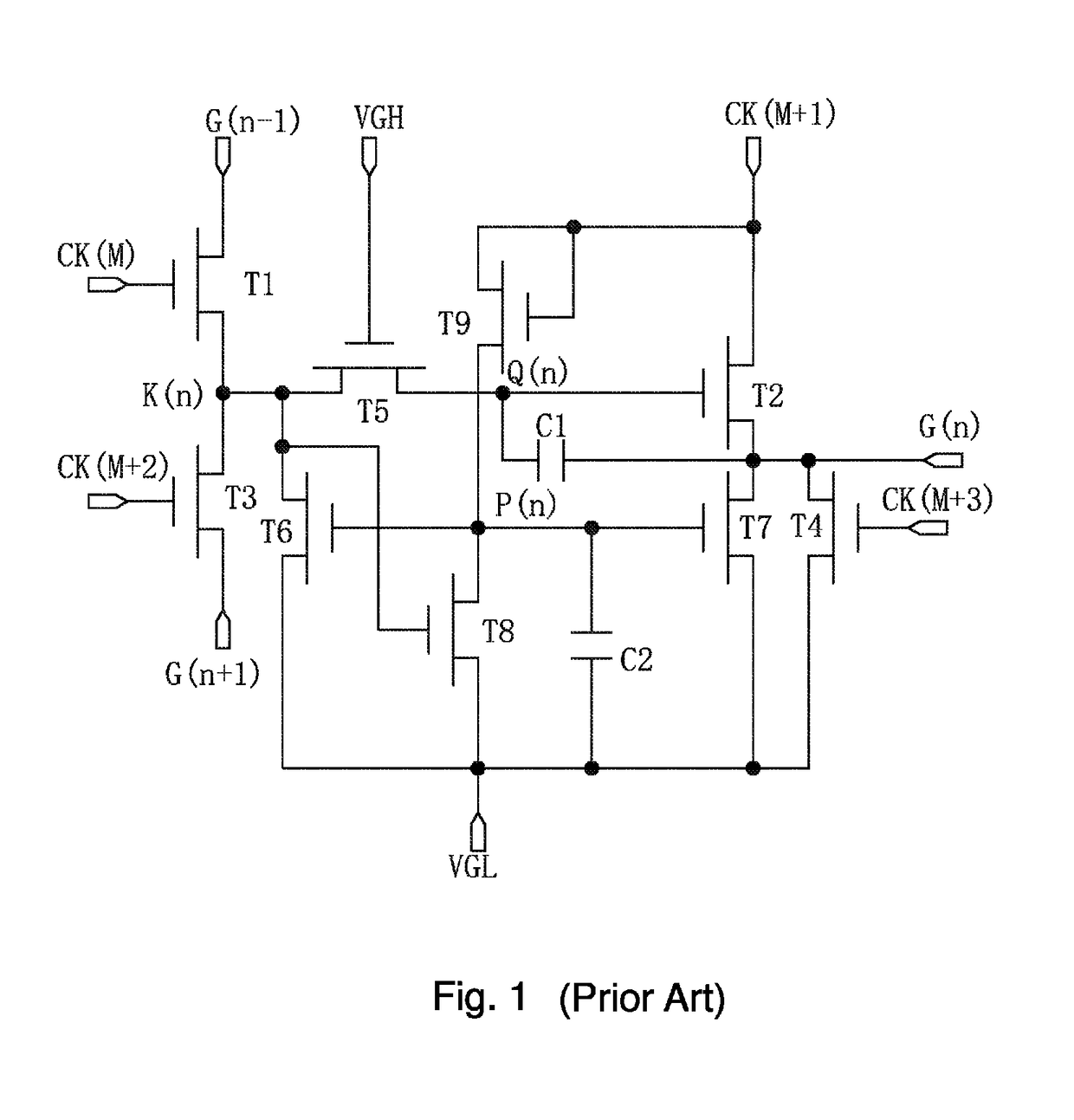 GOA circuit for LTPS-TFT