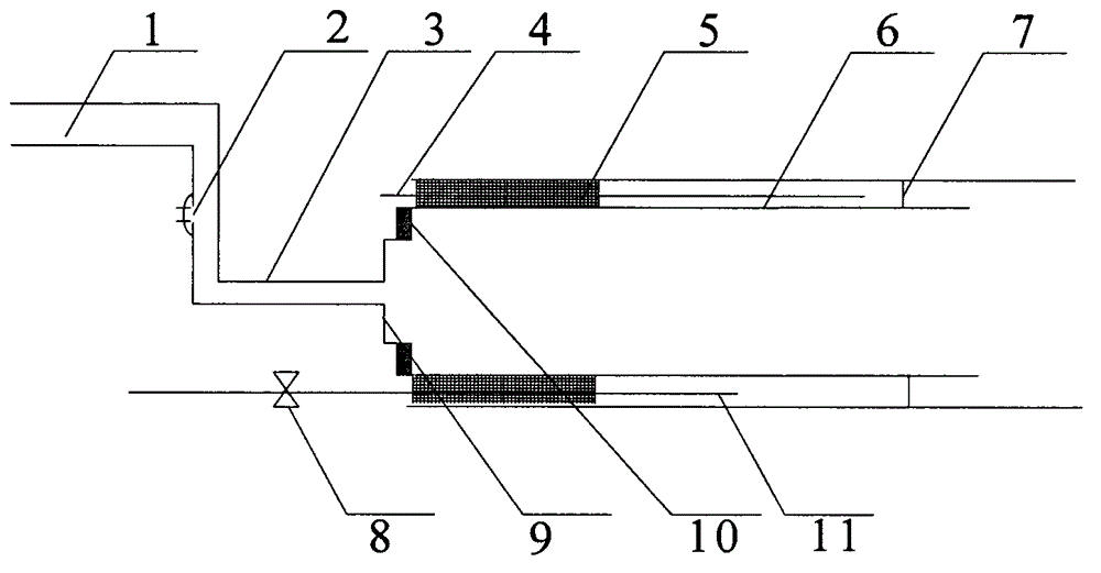 Method and device for repairing downhole coal-bed gas extraction drilled hole