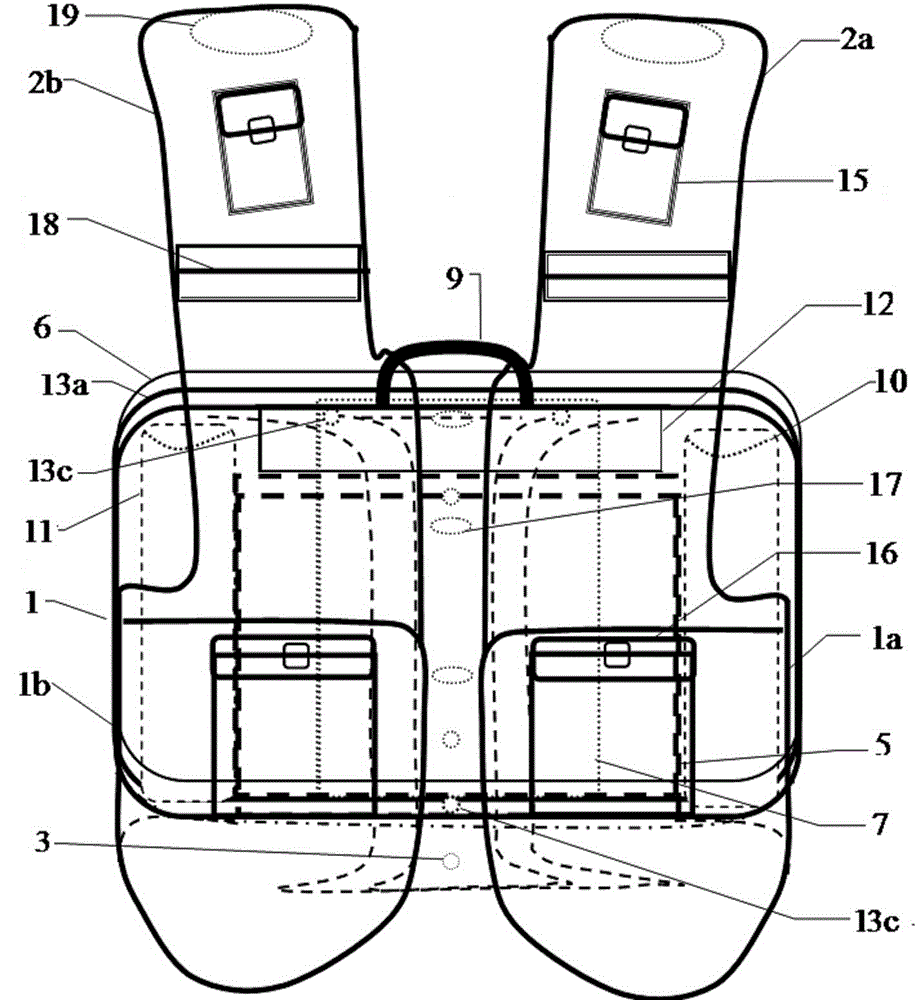 Special shape-maintaining knapsack for students