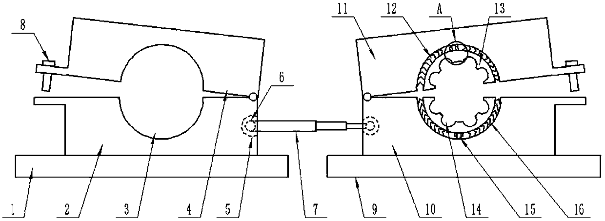 Fixing device for pre-branch cable