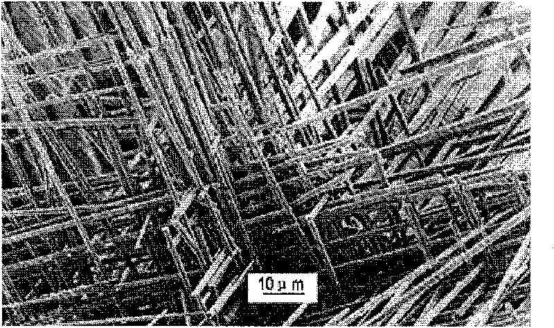 Beta-type silicon carbide whisker reinforcement method