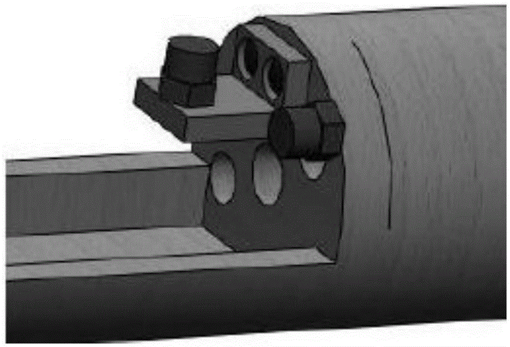 Downhole string dynamic response test system and test method under explosive blast