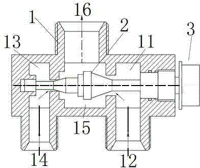 Gas ratio proportioning valve, multi-gas ratio proportioning combination valve and gas proportioning system