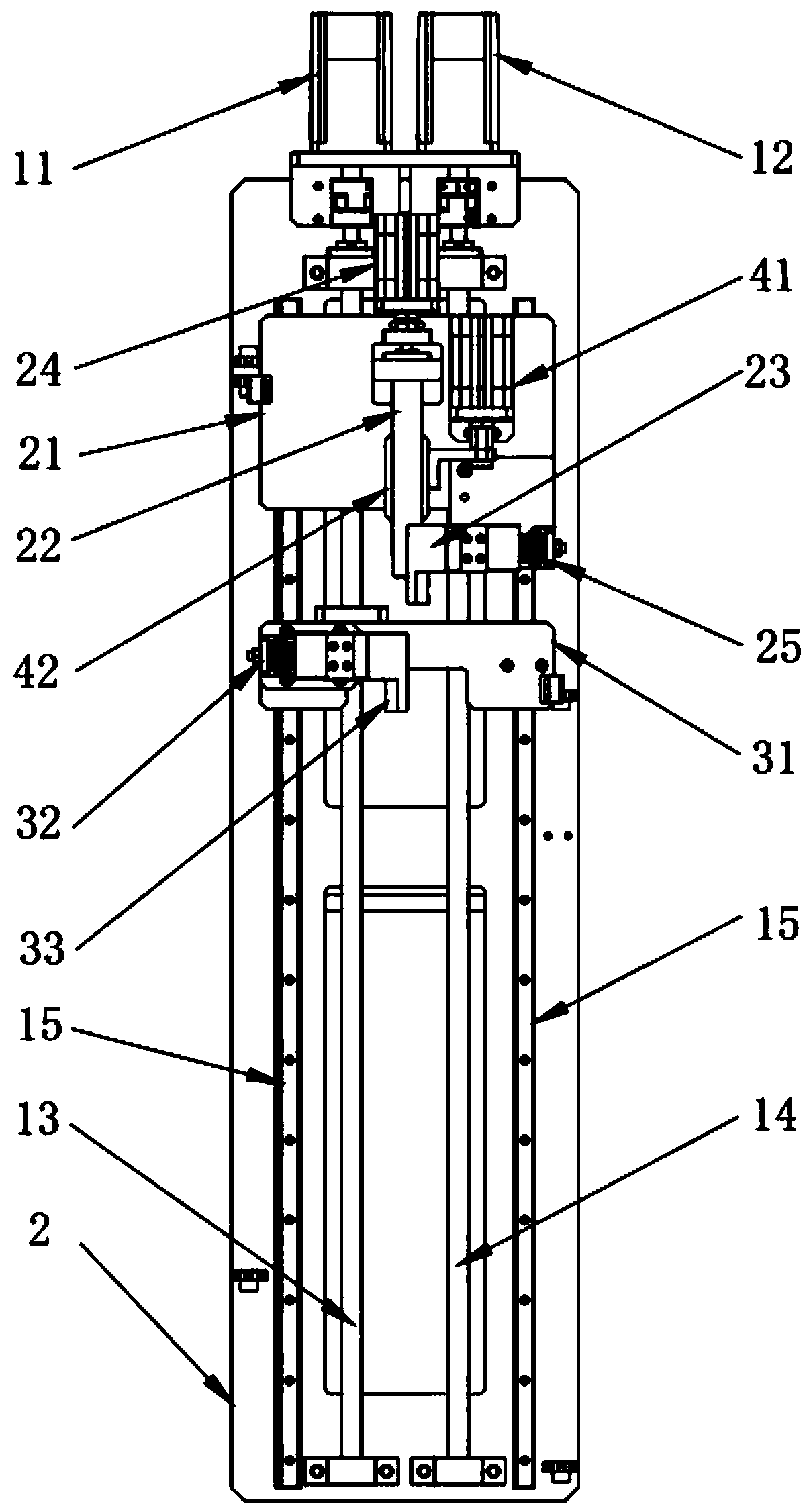 A shaft retaining ring installation device