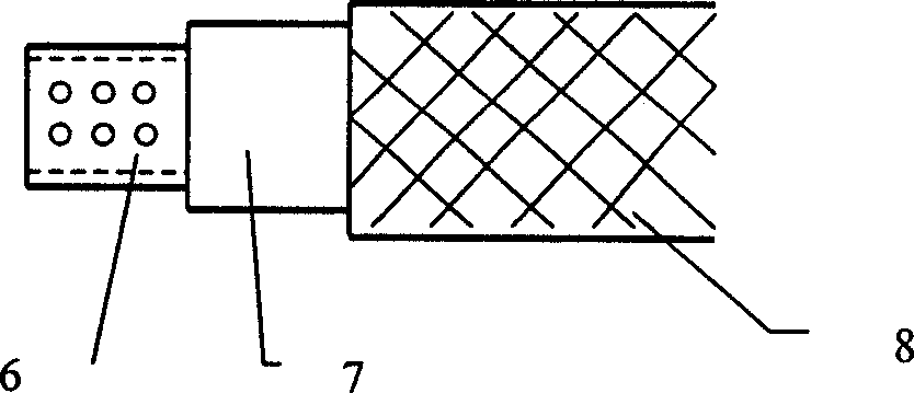 Method for monitoring leak from oil gas pipe, and equipment