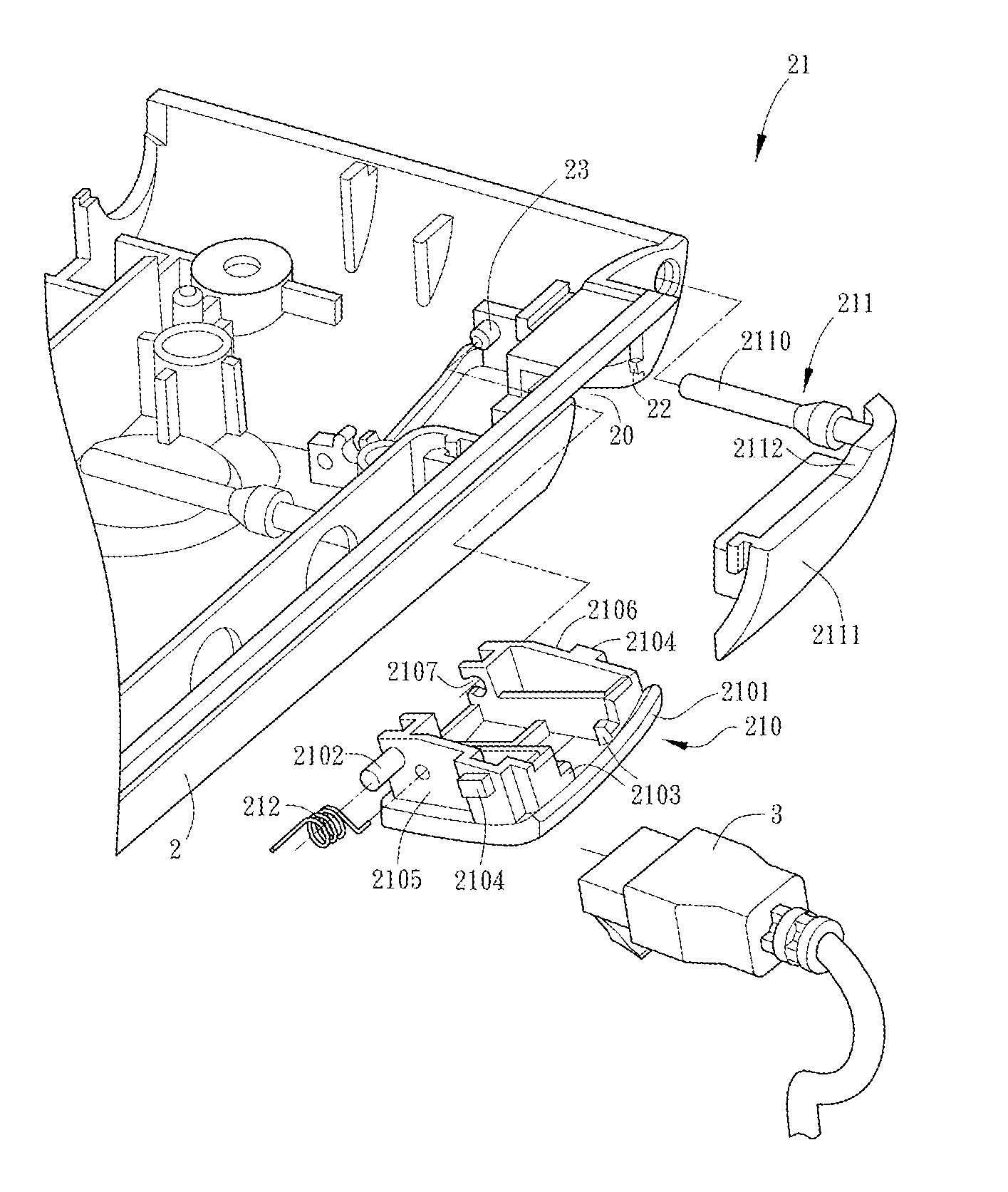 Connector socket and portable electronic device using the same