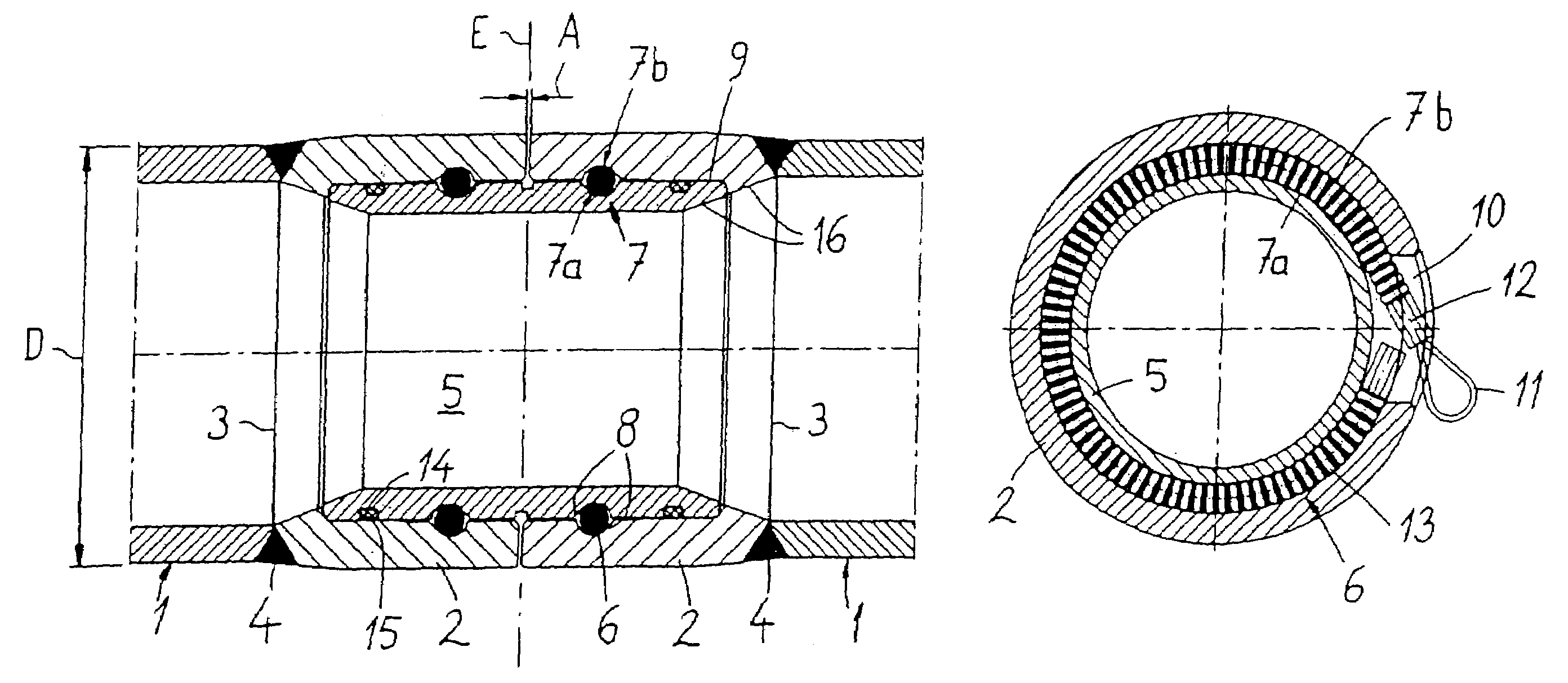 Coupling, particularly pipe coupling for high-pressure pipes or hoses