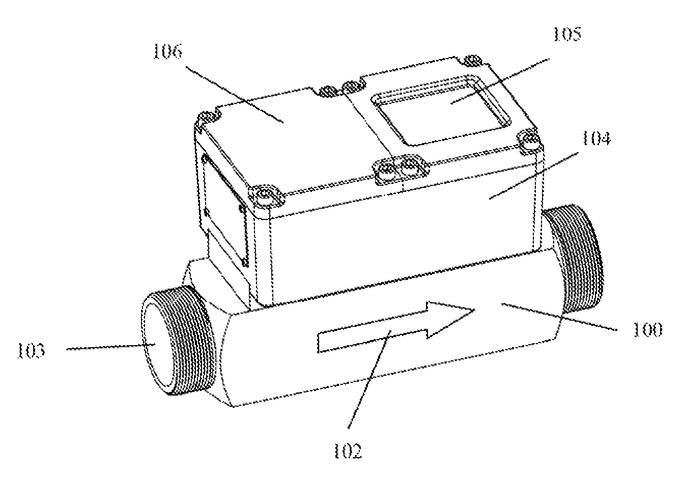 MEMS utility meters with exchangeable metrology unit