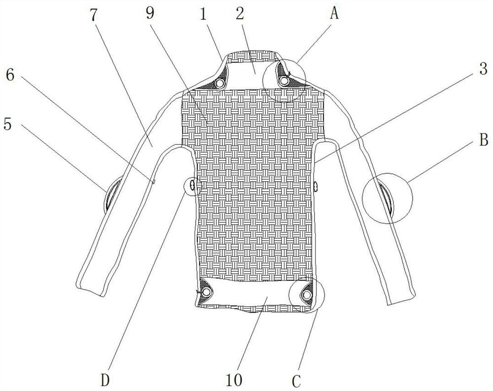 A garment with a thermal layer