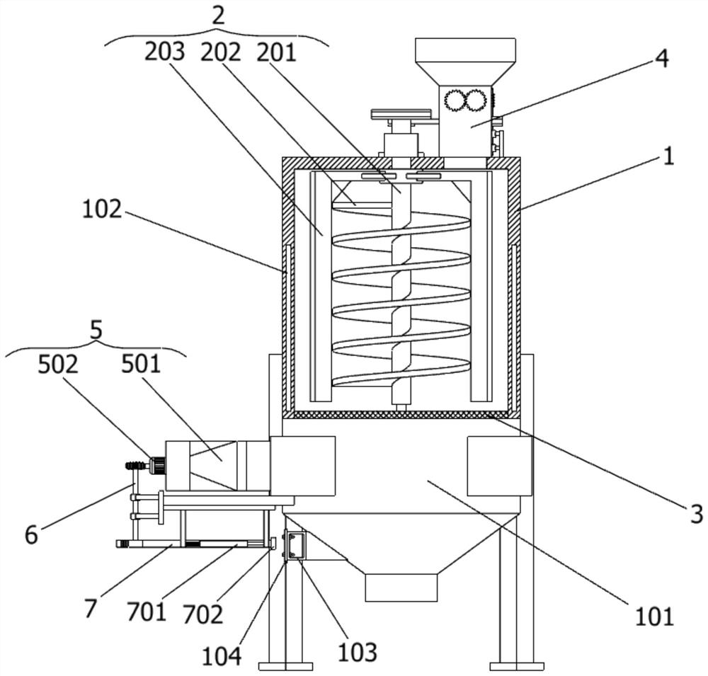 Environment-friendly granulator for recycling waste plastics