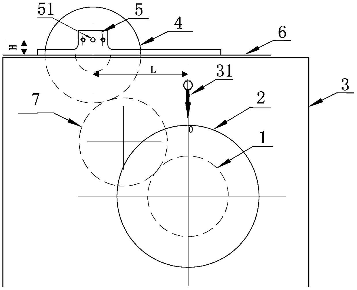 Auxiliary installation device and installation method of engine camshaft