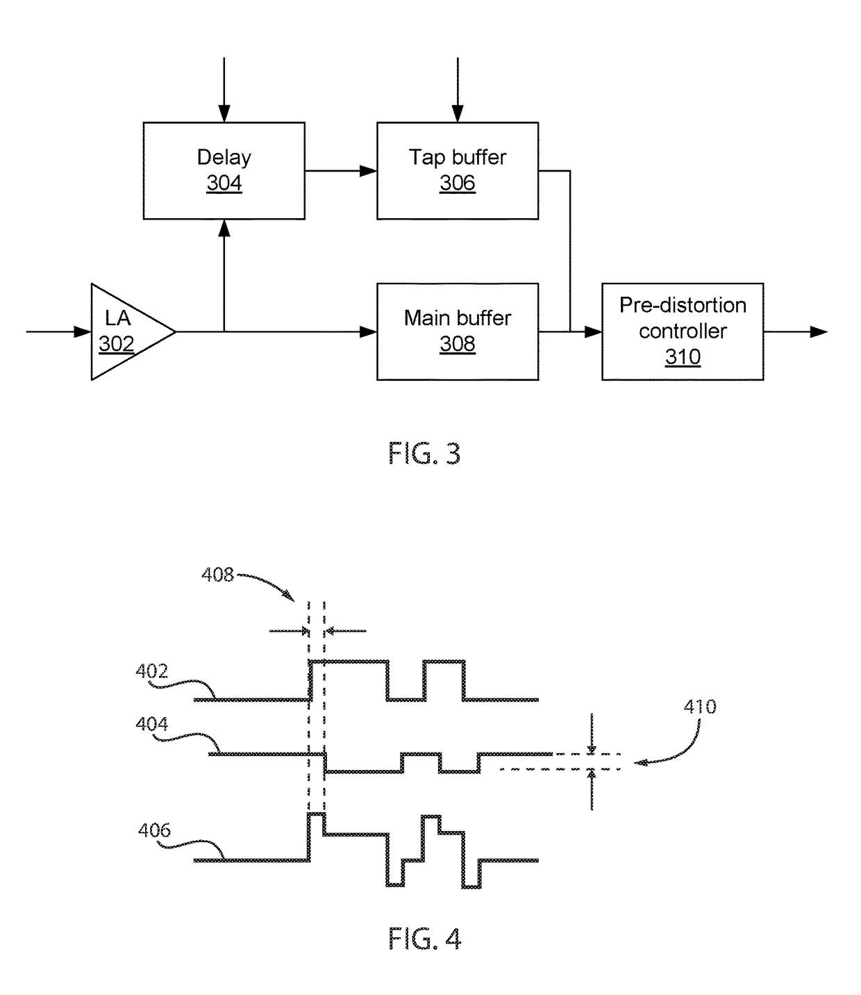 Near-threshold optical transmitter pre-distortion